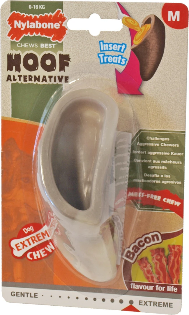 NylaBone Extreme Chew Hoof M Bacon