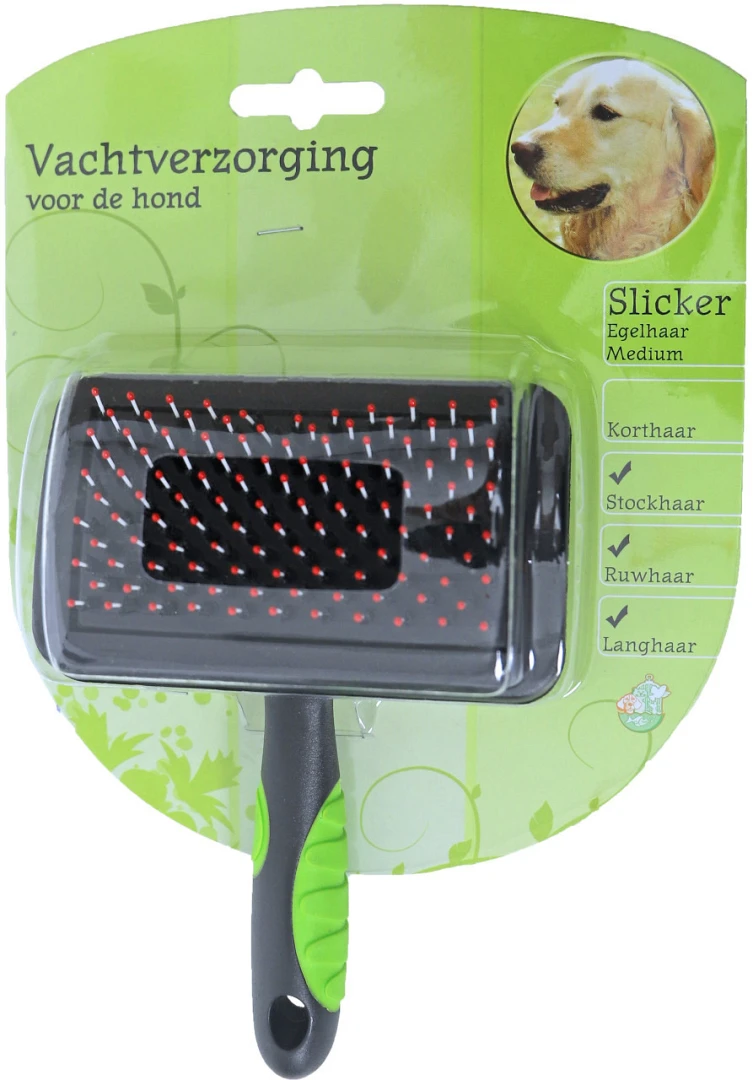 Slicker Borstel Egelhaar Medium Boon Slicker Borstel Egelhaar Medium -Dierenbenodigdheden Kortings Winkel 0224016