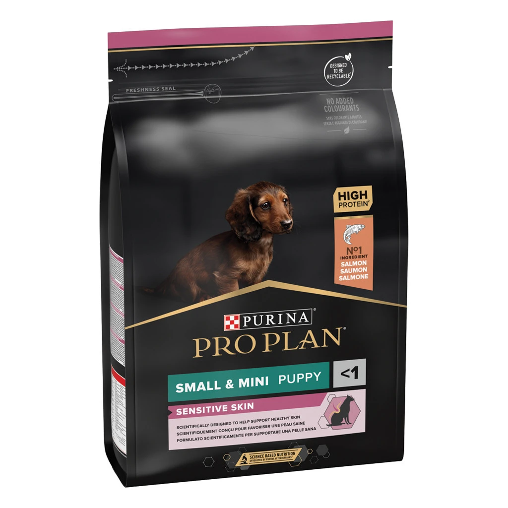 Pro Plan hondenvoer Small & Mini Puppy Sensitive Skin 3 kg Pro Plan Hondenvoer Small & Mini Puppy Sensitive Skin 3 Kg -Dierenbenodigdheden Kortings Winkel 7613035123809