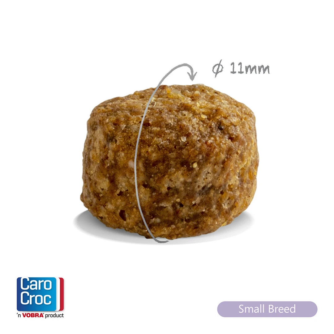 CaroCroc hondenvoer Small Breed 3 kg CaroCroc Hondenvoer Small Breed 3 Kg -Dierenbenodigdheden Kortings Winkel CaroCroc Small Breed brokgrootte