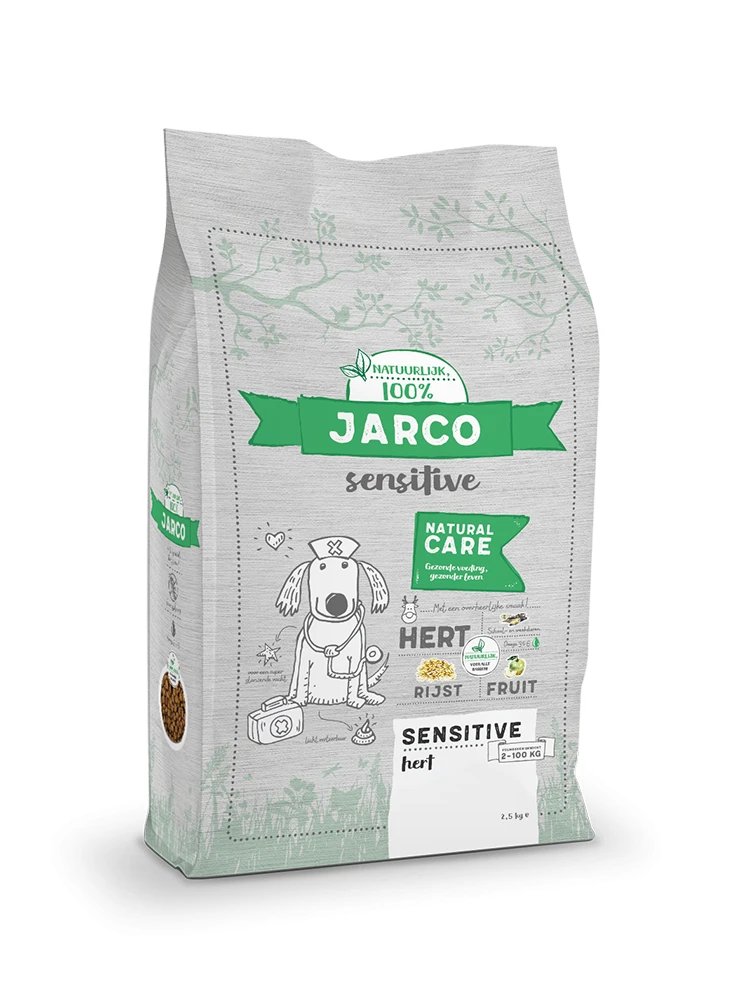 Jarco hondenvoer Sensitive hert 12,5 kg Jarco Hondenvoer Sensitive Hert 12,5 Kg -Dierenbenodigdheden Kortings Winkel Jarco SENSITIVE HERT PM211702