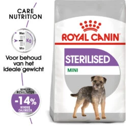 Royal Canin Hondenvoer Sterilised Mini 3 Kg 4 Royal Canin Hondenvoer Sterilised Mini 3 Kg -Dierenbenodigdheden Kortings Winkel royal canin mini sterilised volwassen hond castratie sterilisatie kleine honden hero packshot 1